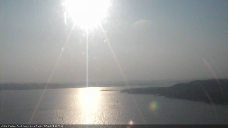 Lake Travis webcam, May 27, 2017 6:05 PM CT