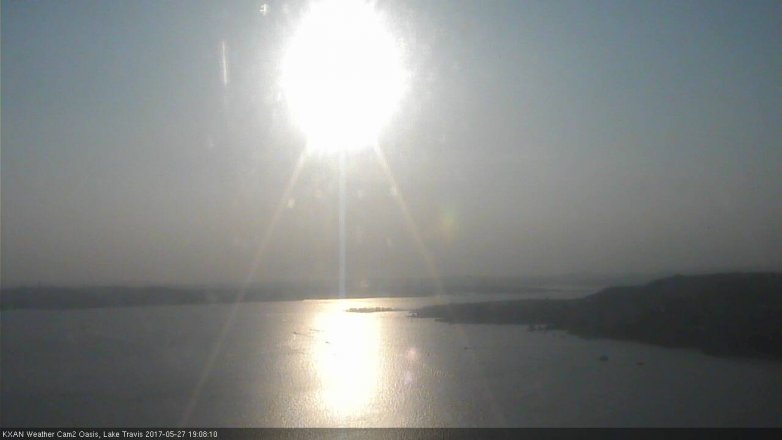 Lake Travis webcam, May 27, 2017 6:30 PM CT