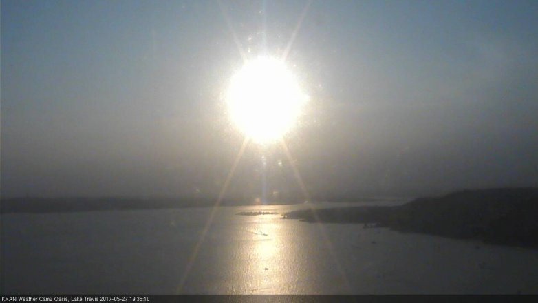 Lake Travis webcam, May 27, 2017 6:45 PM CT