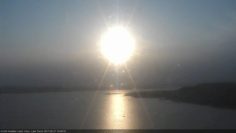 Lake Travis webcam, May 27, 2017 7:05 PM CT