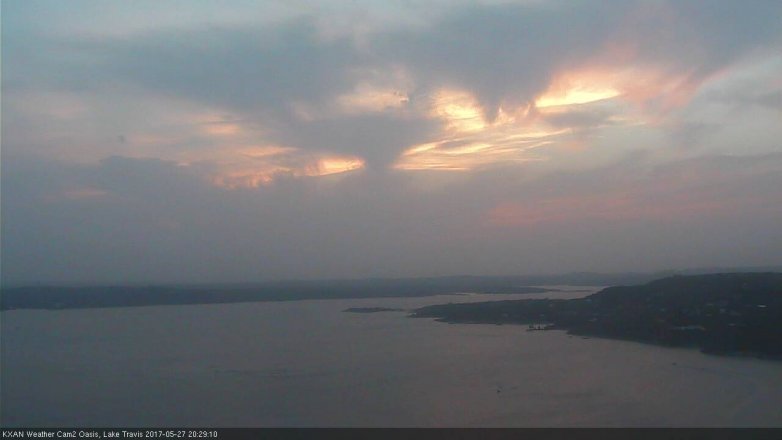 Lake Travis webcam, May 27, 2017 7:40 PM CT