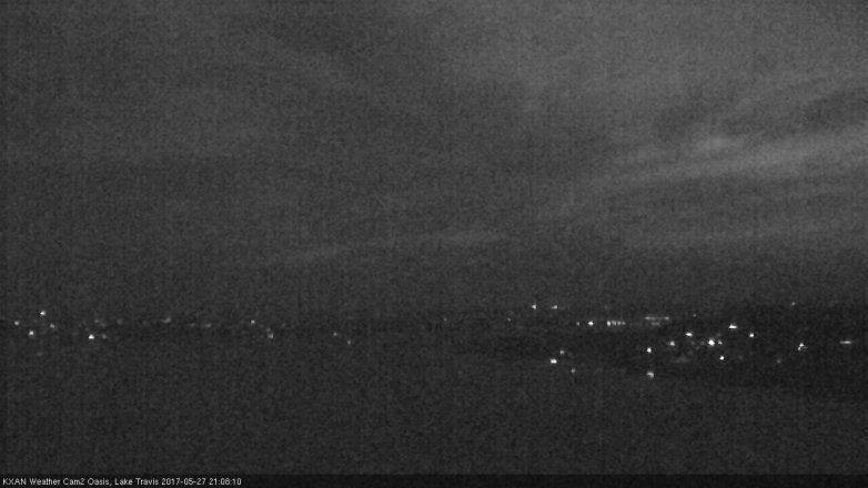 Lake Travis webcam, May 27, 2017 8:20 PM CT