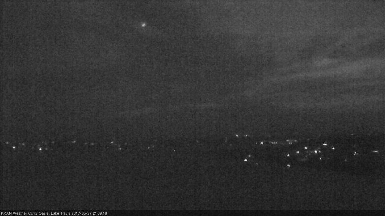 Lake Travis webcam, May 27, 2017 8:40 PM CT