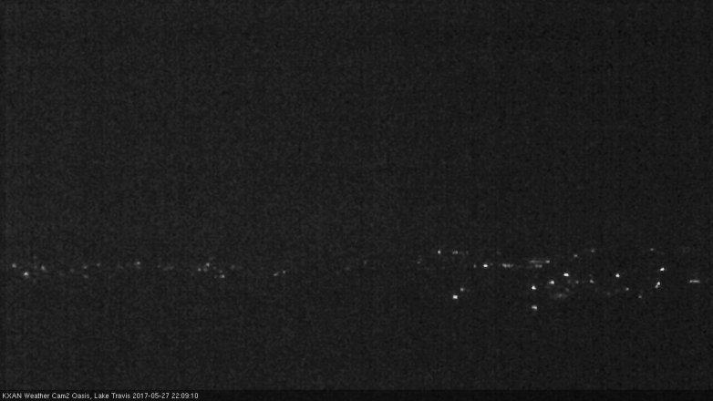 Lake Travis webcam, May 27, 2017 9:20 PM CT