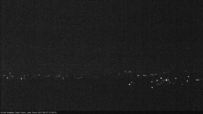 Lake Travis webcam, May 27, 2017 9:25 PM CT