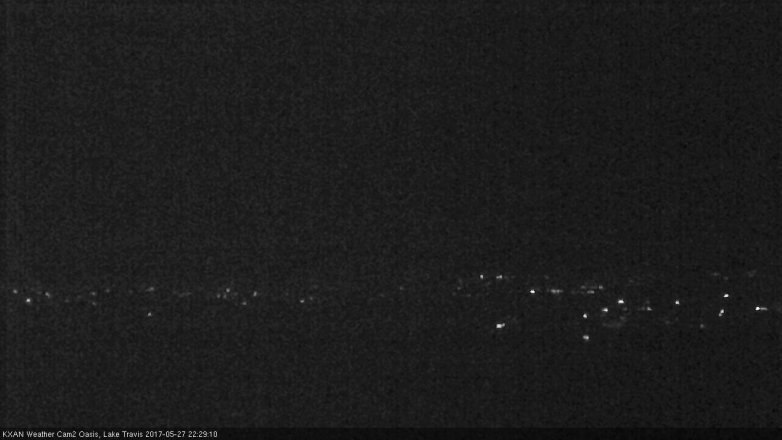 Lake Travis webcam, May 27, 2017 9:50 PM CT
