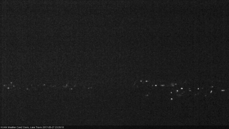 Lake Travis webcam, May 27, 2017 10:45 PM CT