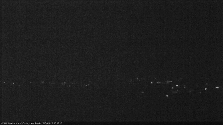 Lake Travis webcam, May 27, 2017 11:30 PM CT