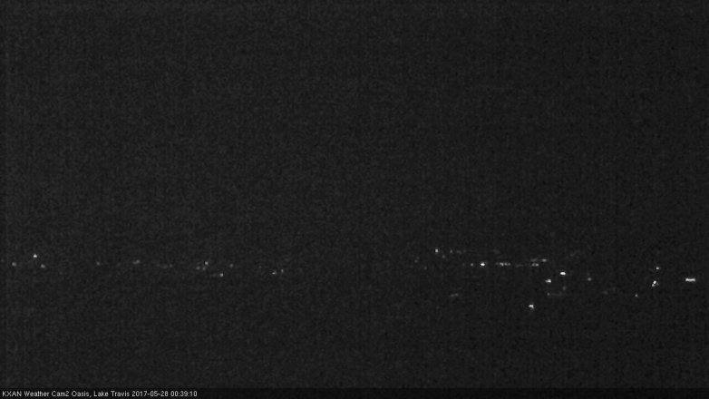 Lake Travis webcam, May 27, 2017 11:50 PM CT