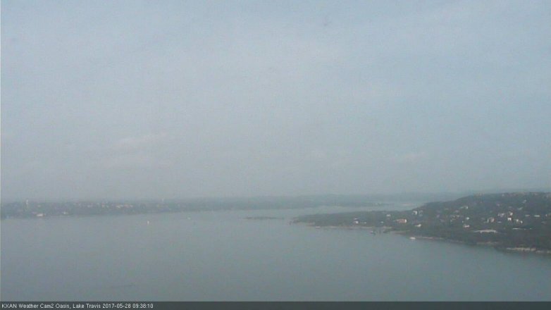 Lake Travis webcam, May 28, 2017 9:00 AM CT
