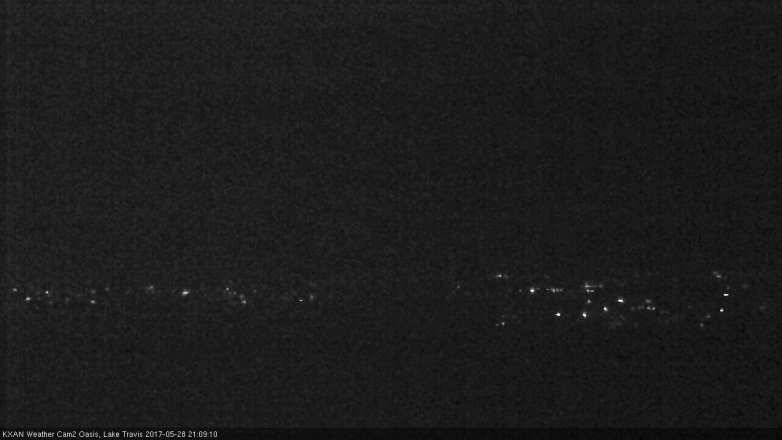 Lake Travis webcam, May 28, 2017 8:30 PM CT