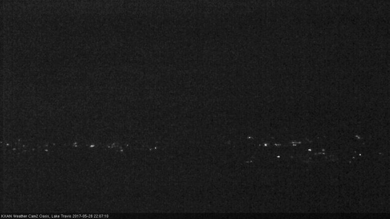 Lake Travis webcam, May 28, 2017 9:40 PM CT
