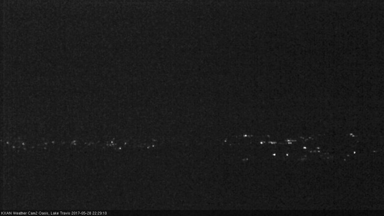 Lake Travis webcam, May 28, 2017 9:45 PM CT