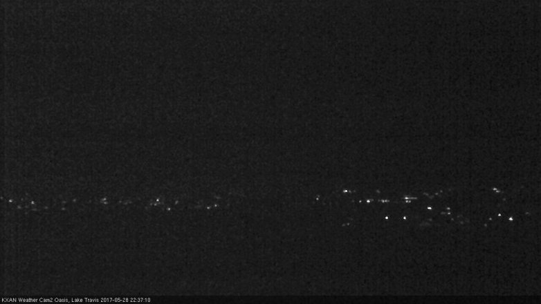 Lake Travis webcam, May 28, 2017 10:05 PM CT