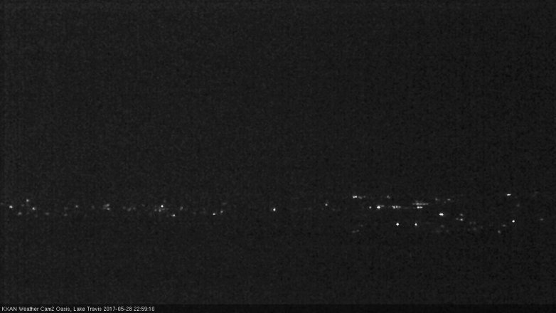 Lake Travis webcam, May 28, 2017 10:25 PM CT