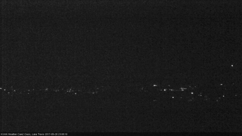 Lake Travis webcam, May 28, 2017 10:30 PM CT