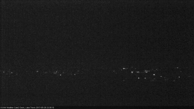 Lake Travis webcam, May 28, 2017 10:45 PM CT