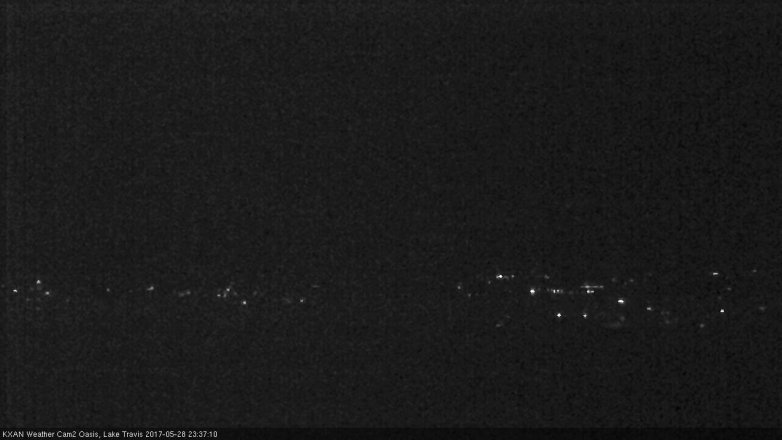 Lake Travis webcam, May 28, 2017 10:55 PM CT