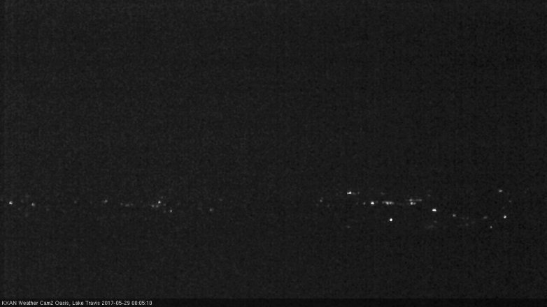 Lake Travis webcam, May 28, 2017 11:30 PM CT