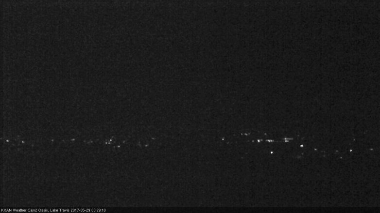 Lake Travis webcam, May 28, 2017 11:40 PM CT