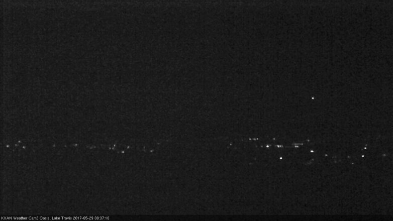 Lake Travis webcam, May 28, 2017 11:45 PM CT