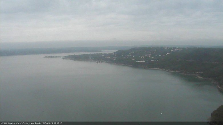 Lake Travis webcam, May 29, 2017 9:00 AM CT