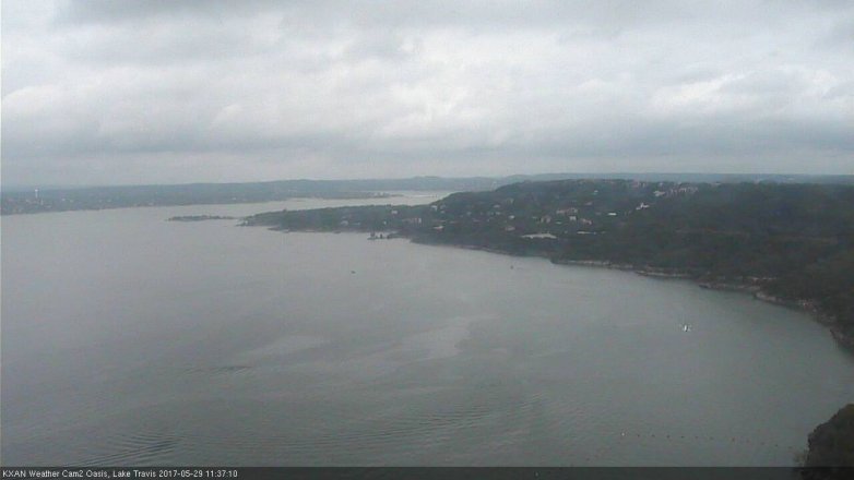 Lake Travis webcam, May 29, 2017 11:10 AM CT