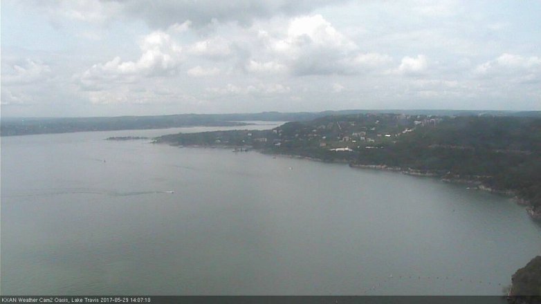 Lake Travis webcam, May 29, 2017 1:15 PM CT