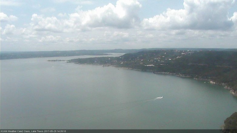 Lake Travis webcam, May 29, 2017 1:45 PM CT