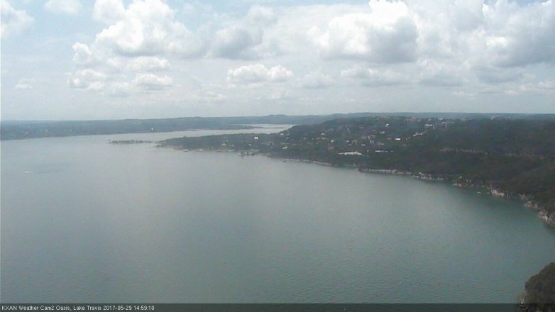 Lake Travis webcam, May 29, 2017 2:20 PM CT