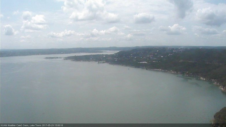 Lake Travis webcam, May 29, 2017 2:40 PM CT