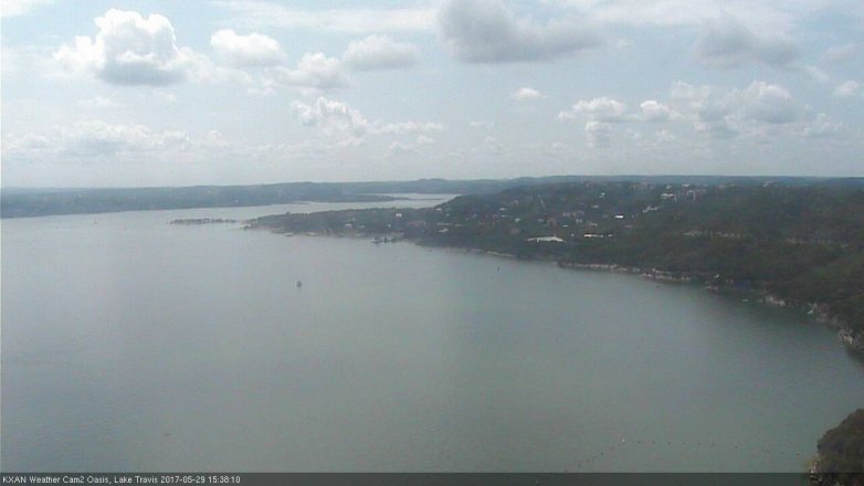 Lake Travis webcam, May 29, 2017 2:45 PM CT