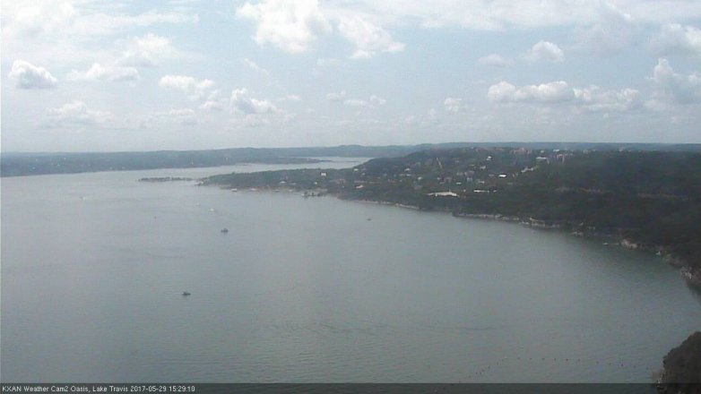 Lake Travis webcam, May 29, 2017 2:50 PM CT