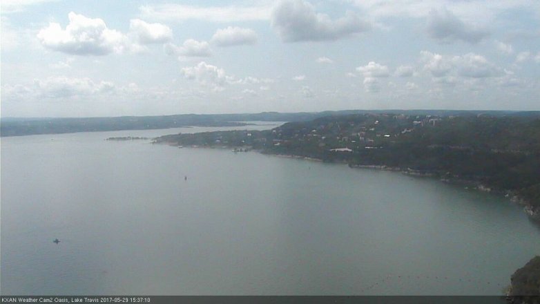 Lake Travis webcam, May 29, 2017 3:05 PM CT