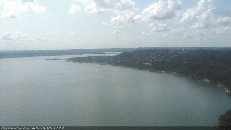 Lake Travis webcam, May 29, 2017 3:20 PM CT