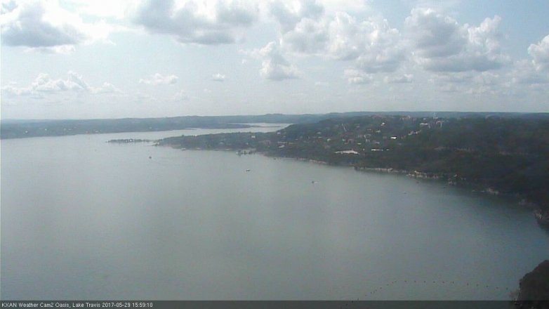 Lake Travis webcam, May 29, 2017 3:30 PM CT