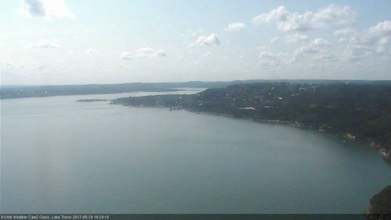 Lake Travis webcam, May 29, 2017 3:40 PM CT