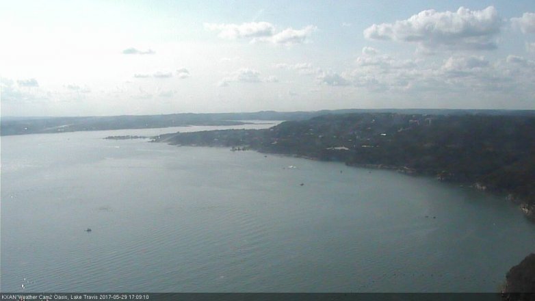 Lake Travis webcam, May 29, 2017 4:15 PM CT