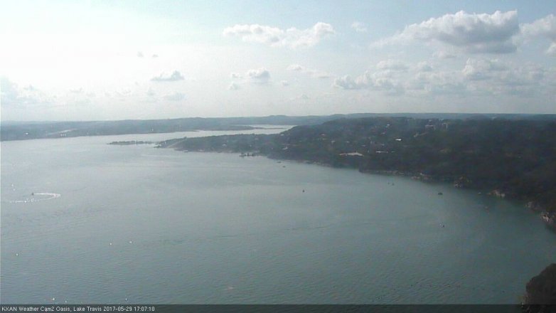 Lake Travis webcam, May 29, 2017 4:35 PM CT