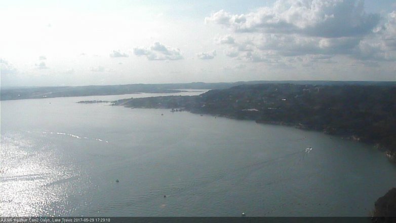 Lake Travis webcam, May 29, 2017 4:55 PM CT