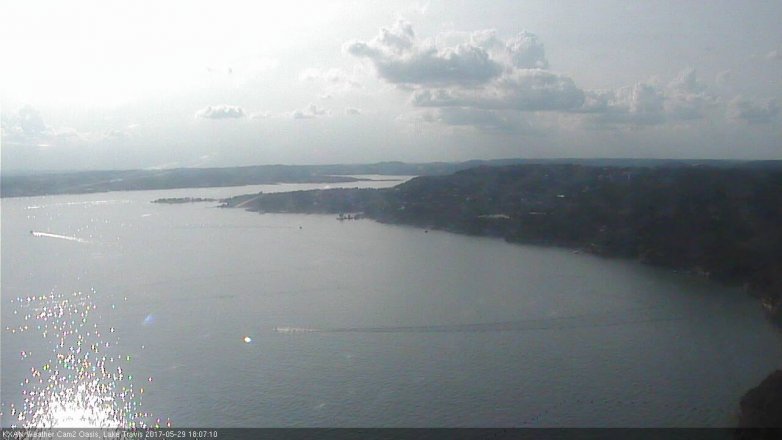 Lake Travis webcam, May 29, 2017 5:40 PM CT