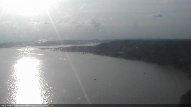 Lake Travis webcam, May 29, 2017 5:50 PM CT