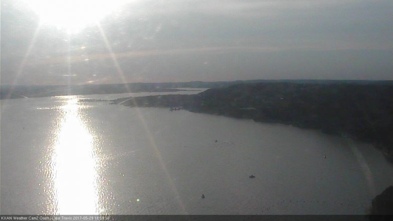 Lake Travis webcam, May 29, 2017 6:05 PM CT