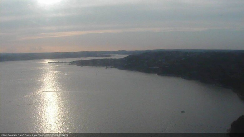 Lake Travis webcam, May 29, 2017 6:30 PM CT
