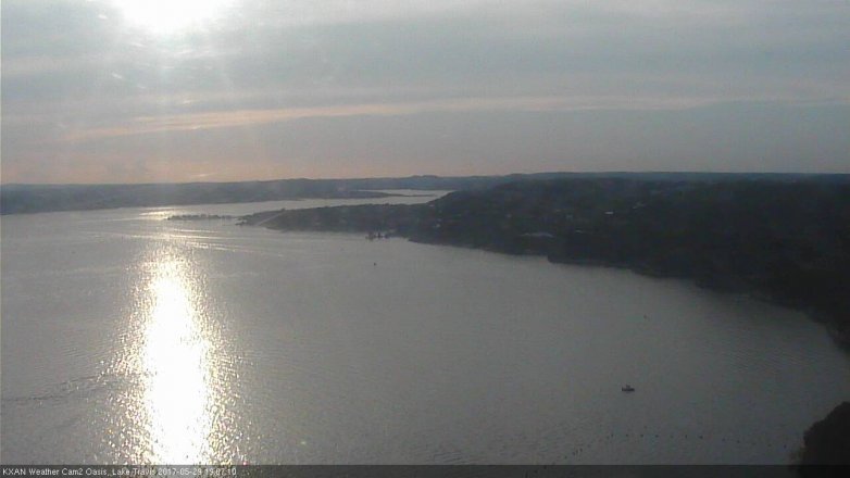 Lake Travis webcam, May 29, 2017 6:35 PM CT