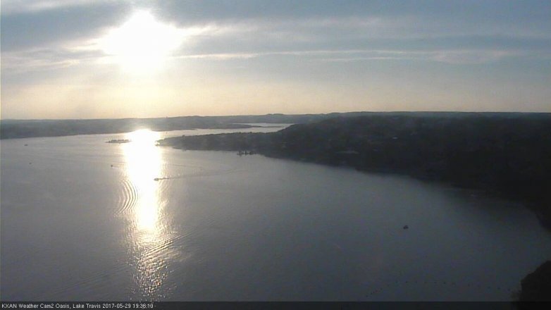 Lake Travis webcam, May 29, 2017 6:55 PM CT