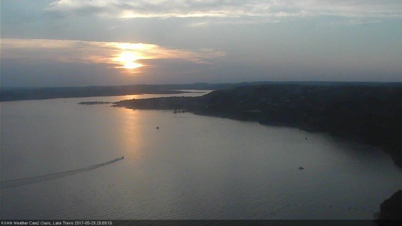 Lake Travis webcam, May 29, 2017 7:35 PM CT