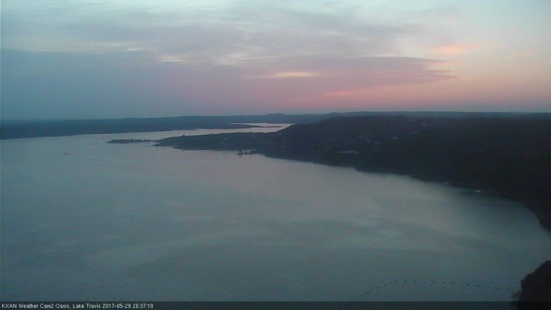 Lake Travis webcam, May 29, 2017 7:55 PM CT