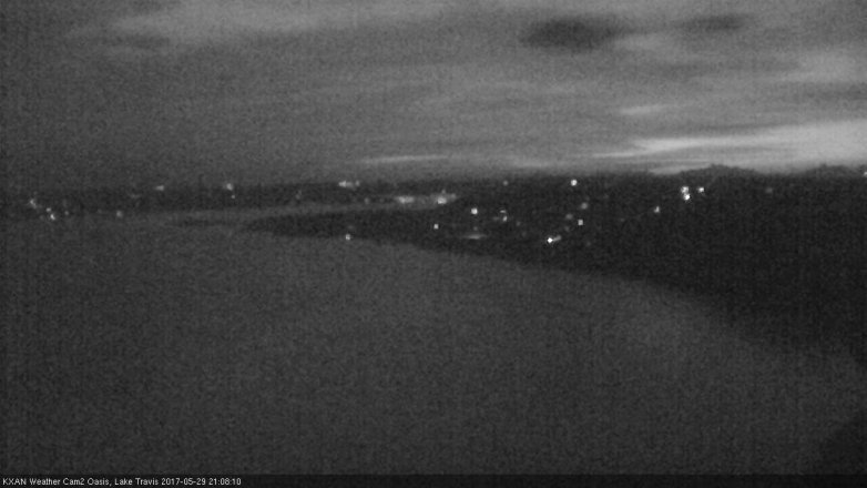 Lake Travis webcam, May 29, 2017 8:15 PM CT