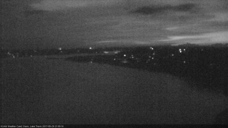 Lake Travis webcam, May 29, 2017 8:20 PM CT
